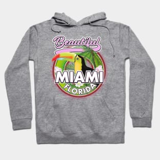 Beautiful Miami Florida travel logo Hoodie